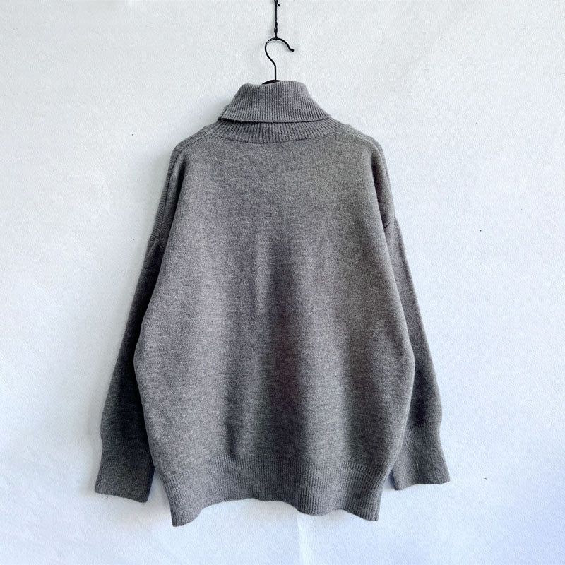 WW | Weicher Pullover Aus Einfarbigem Strick