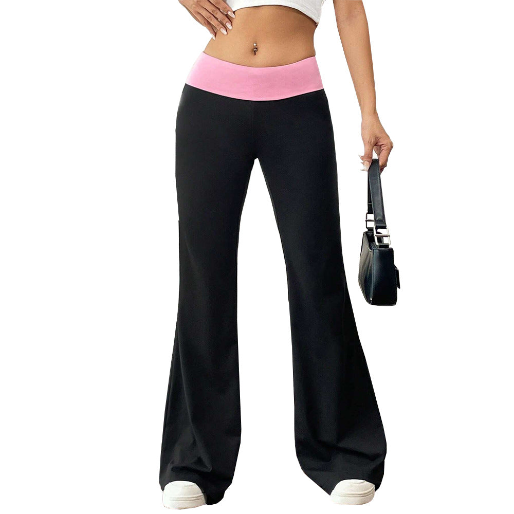 Damen Flared Jogginghosen mit stylischem Bund W&W