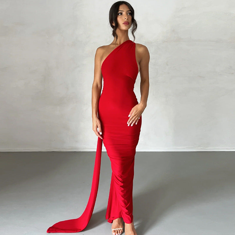 WW | Sexy Rückenfrei Slim Fit Ärmellos Elegante Abendkleid