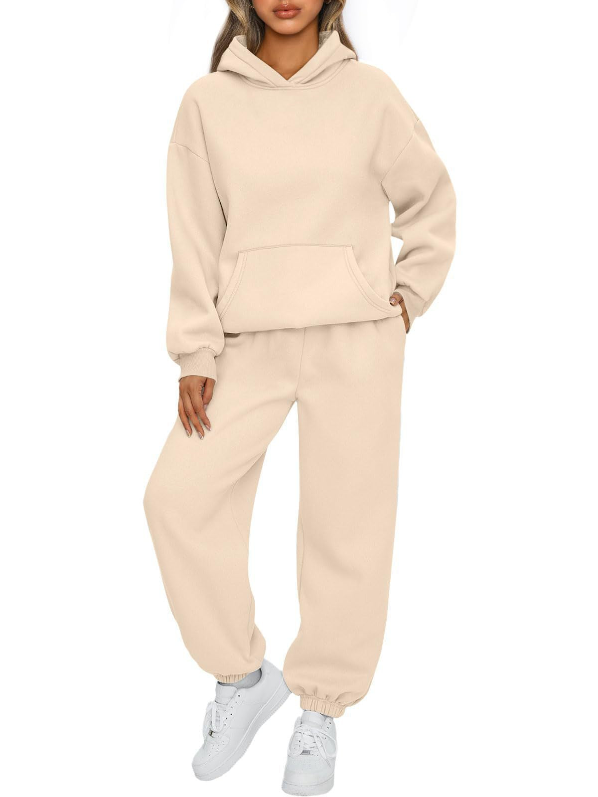 Damen Sportliches Sweatshirt- und Jogginghose-Set WW