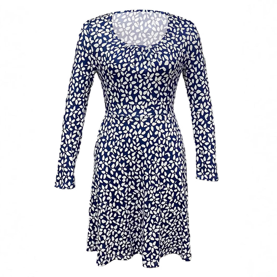 Damen Blusenkleid mit floralem Design und praktischen Taschen WW