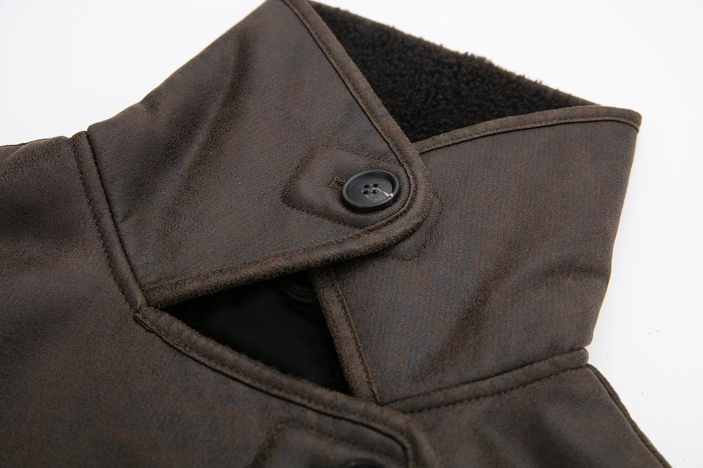 WW | Faux Shearling Jacke - Warm & Stilvoll - Lederlook - Winter-Essential