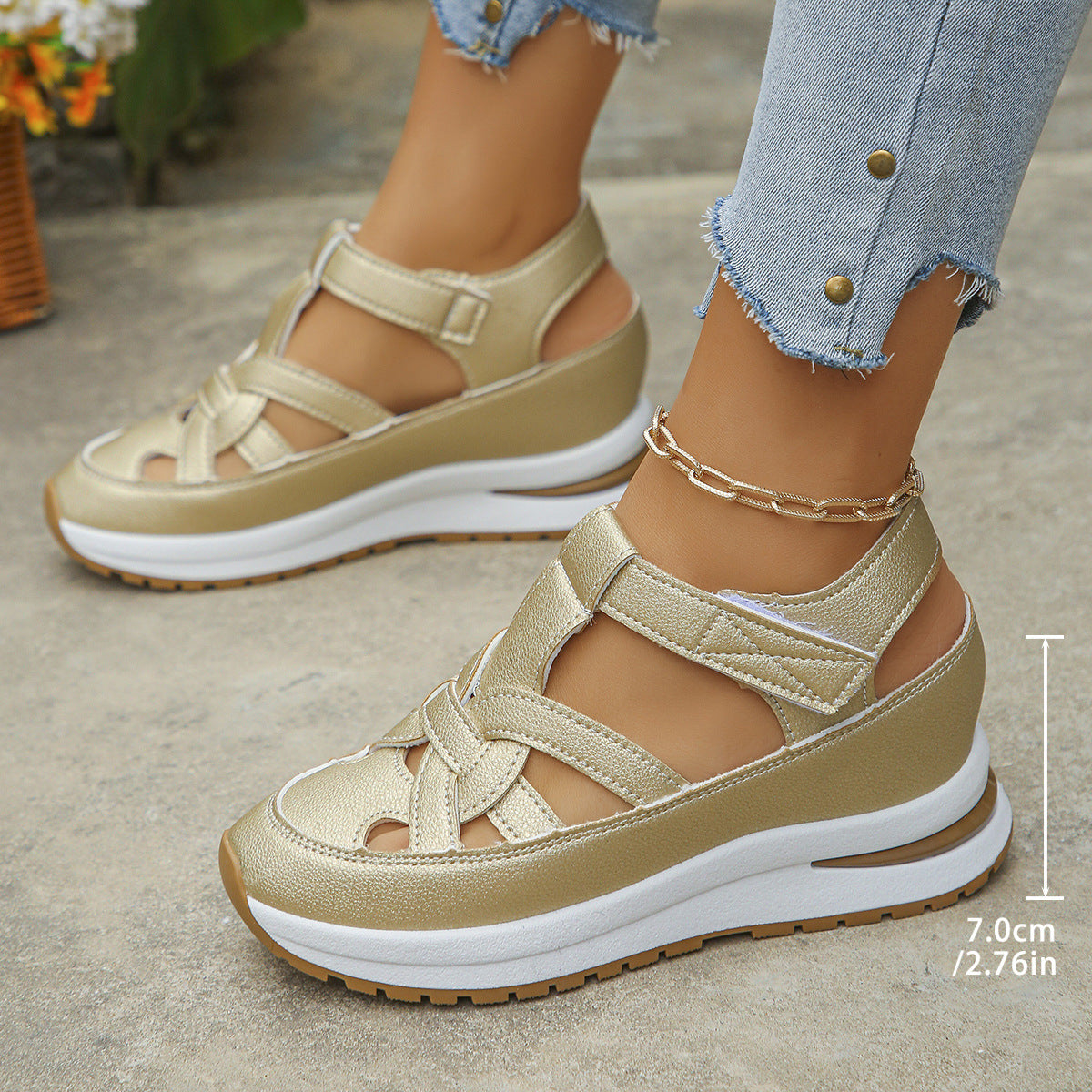 Alysson | Fashionable Orthopedic Velcro Sandals
