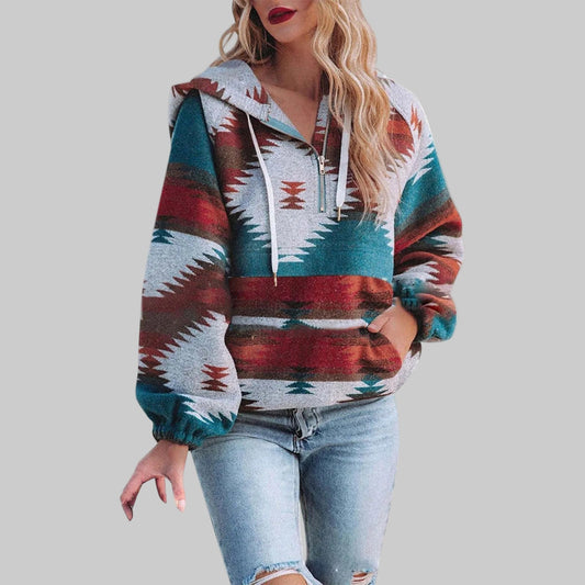 WW | Hoodie mit einzigartigem Muster