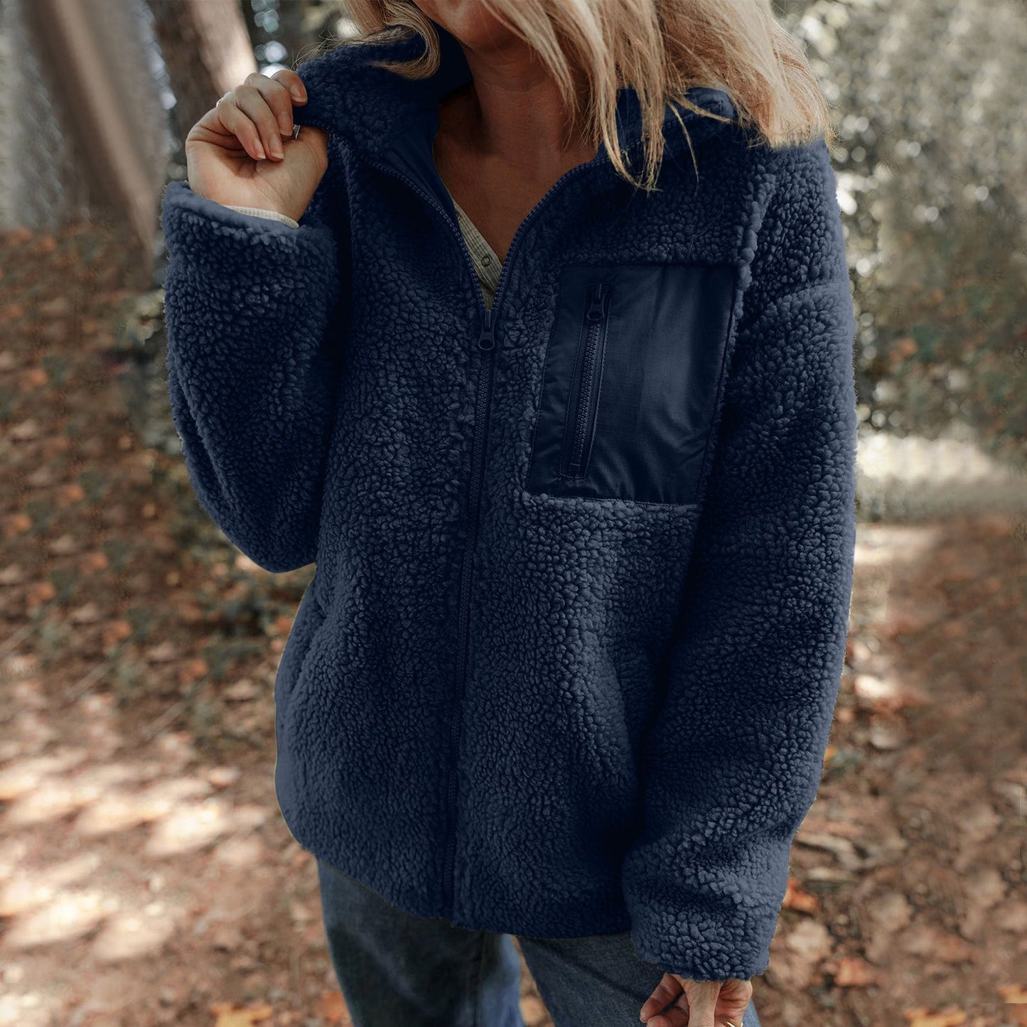 WW | Frauen Fleece Jack Hochkragen Stil