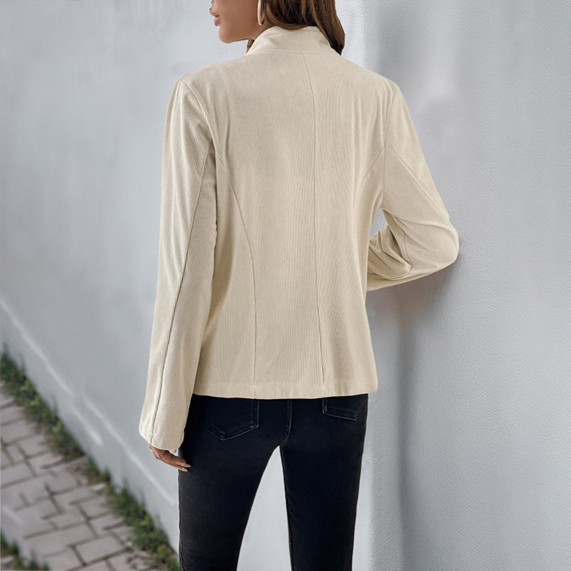 WW | Women's Elegant Stand-Up Collar Jacket