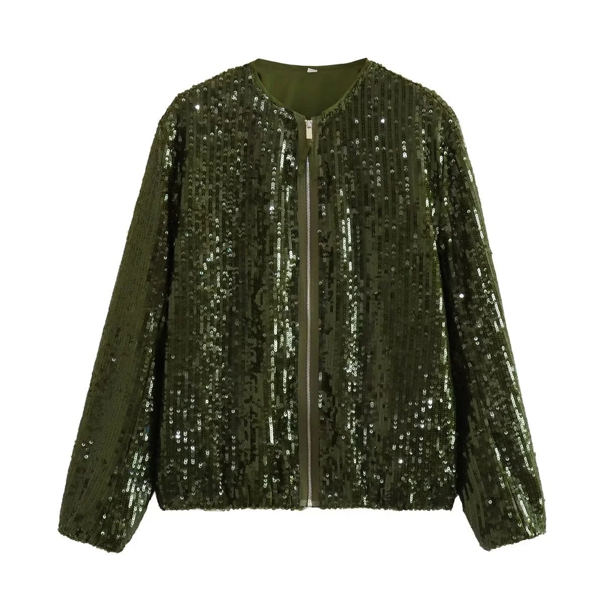 WW | Sparkly Sequin Zip-Up Jacket