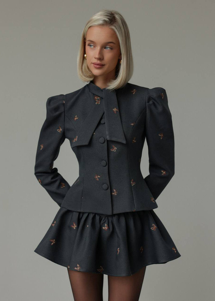 WW | Puffärmeljacke und Rock-Set