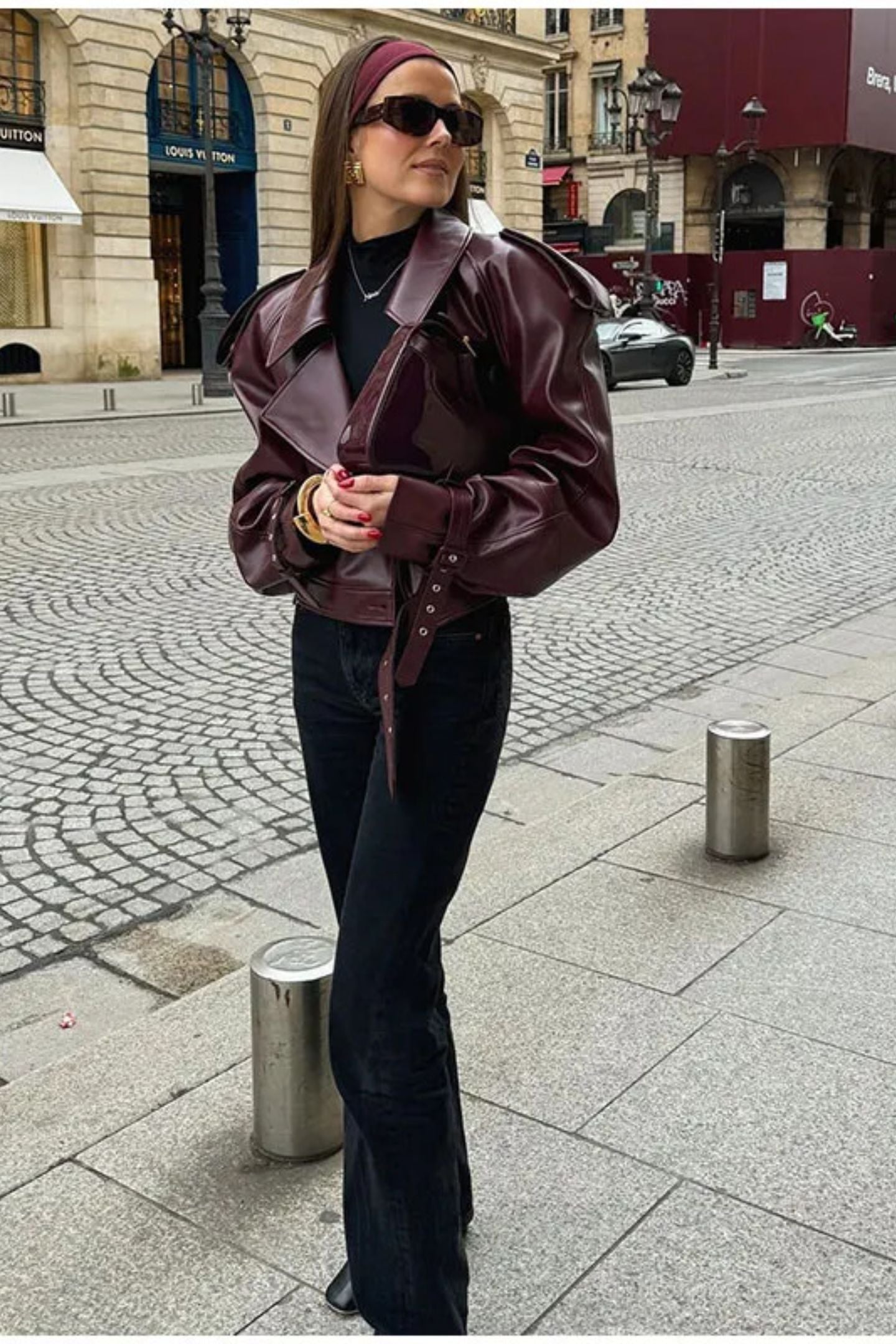 WW | Faux Leather Comfortable Jacket
