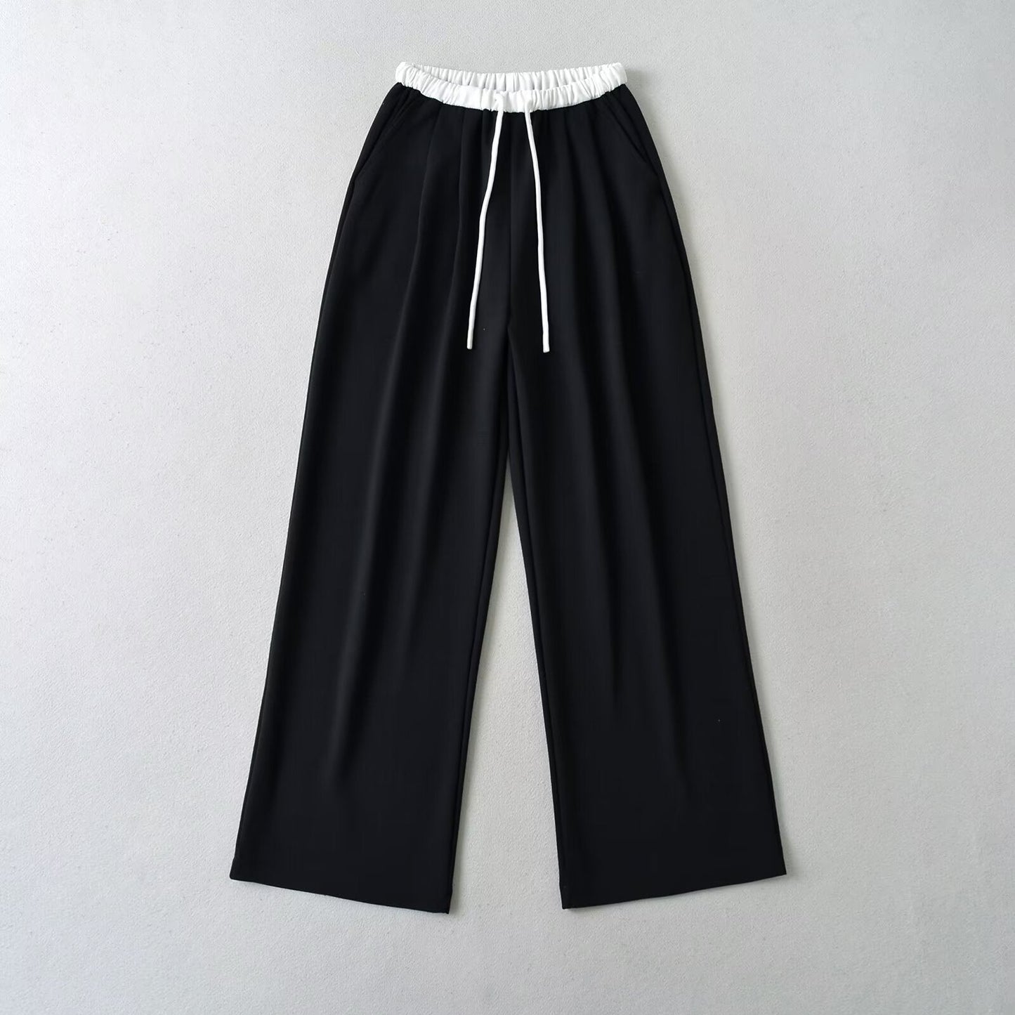 Damen gemütliche Sweatpants mit elastischem Bund und seitlichen Taschen WW