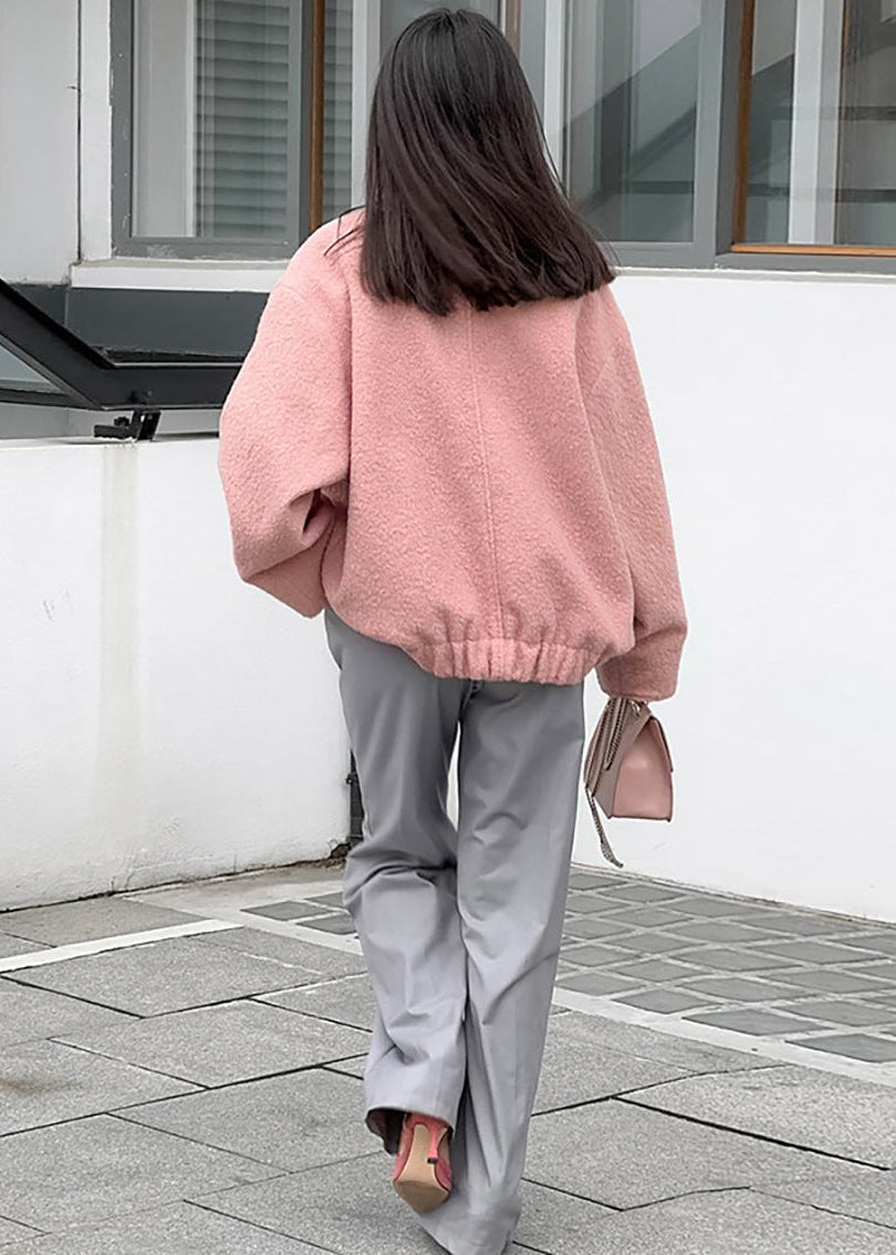 WW | Kragen Oversized Bouclé Jacke