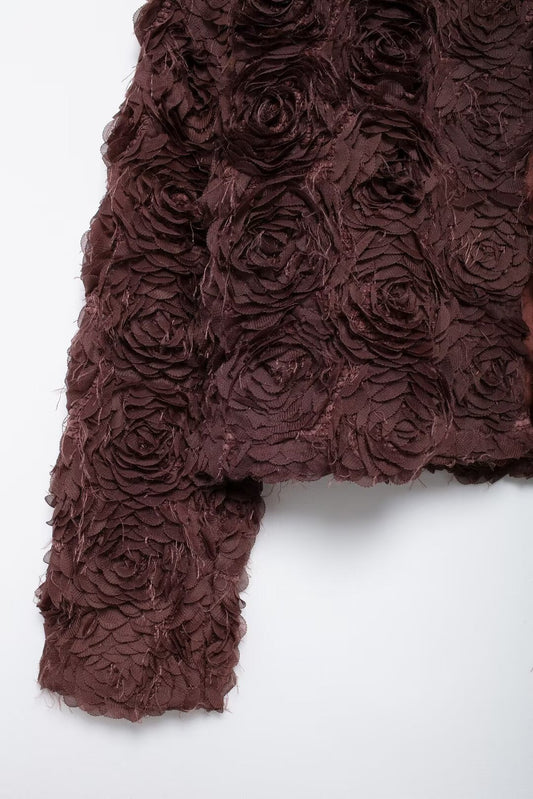 WW | Applique Cropped Jacket