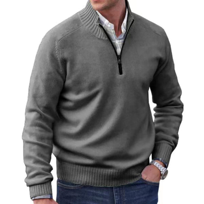 WW | Quarter-Zip Pullover Ribbed Collar