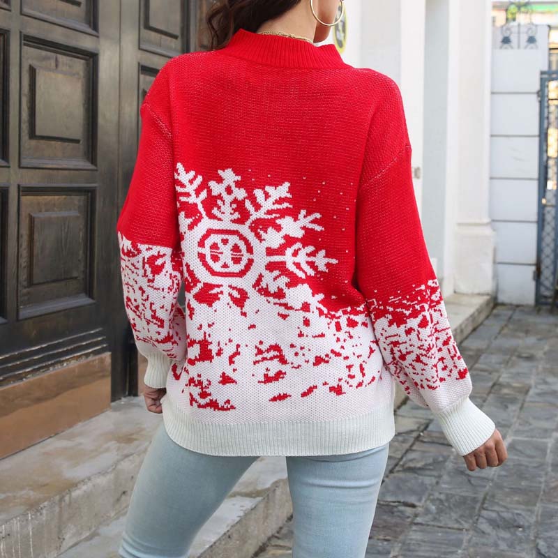 WW | Pullover Aus Jacquard mit Schneeflocken