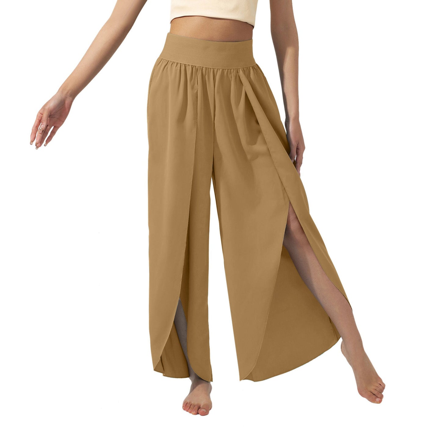 Damen luftige Culotte mit Seitenschlitzen WW