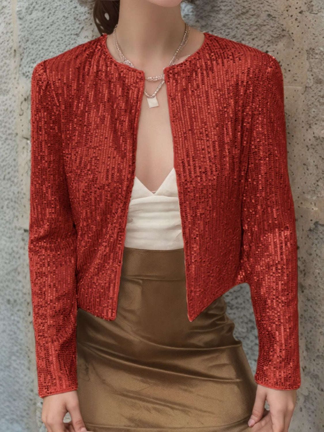 Women's Sequin Jacket in a Modern Cut WW
