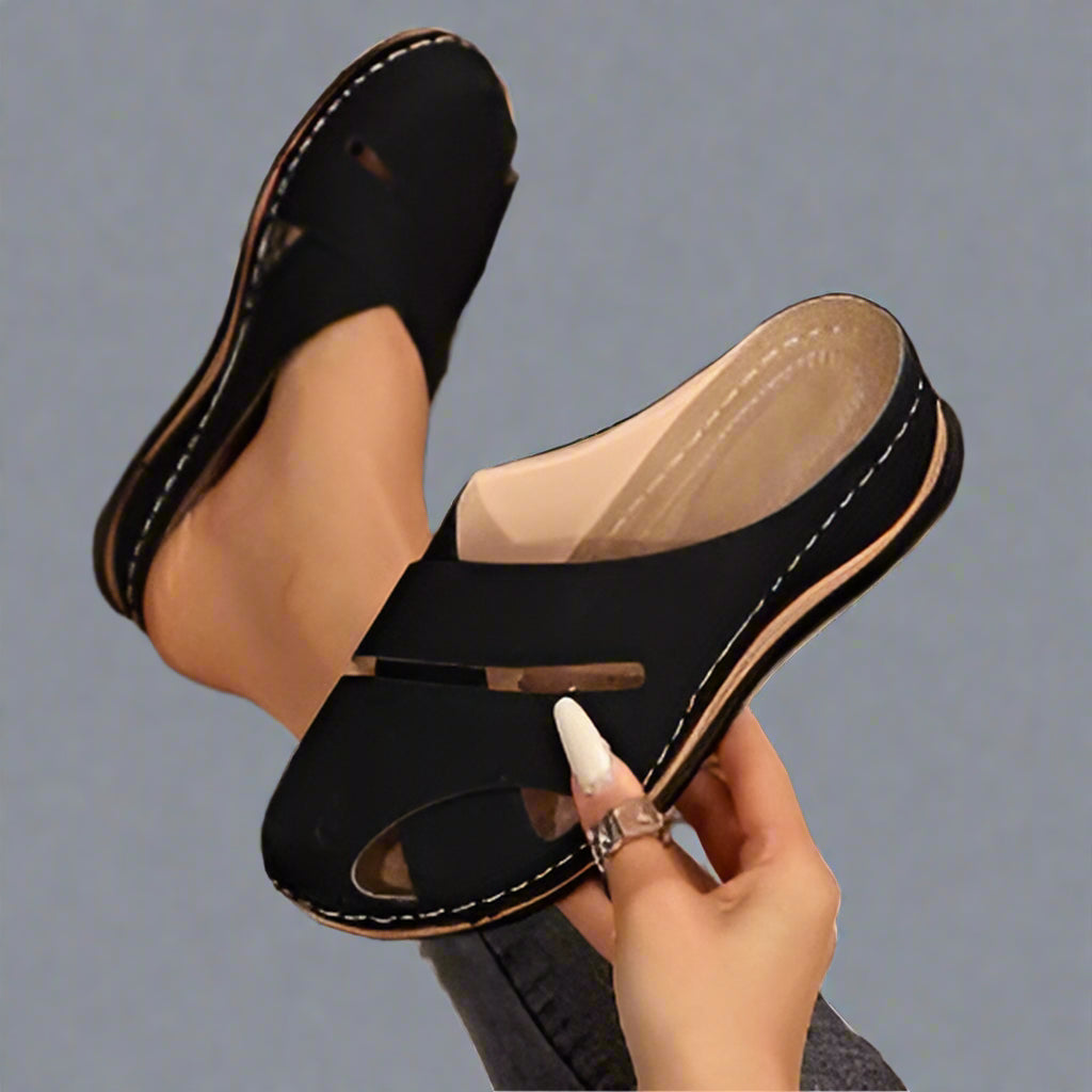 Frideborg™ | Comfortable Open-Toe Wedge Sandals