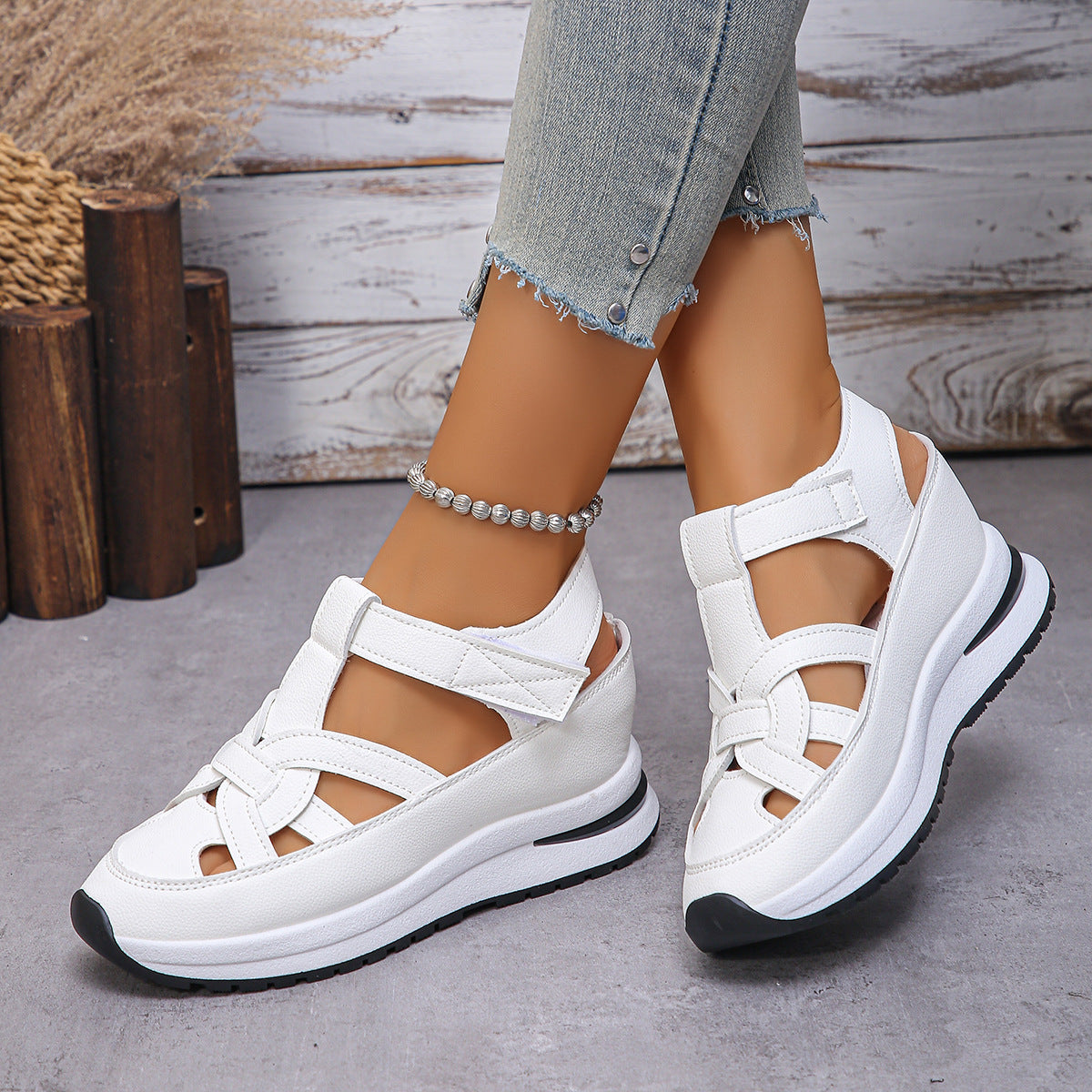 Alysson | Fashionable Orthopedic Velcro Sandals