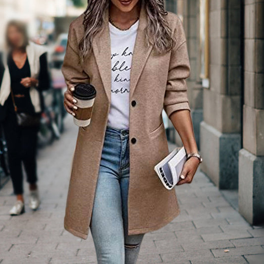 WW | Lange Wolljacke für Damen