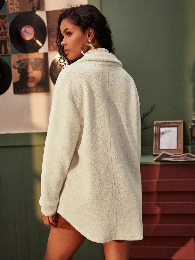 WW | Button-Front Shacket - Bequeme Schichtgrundlage - Weicher Stoffmix - Lässiger Chic