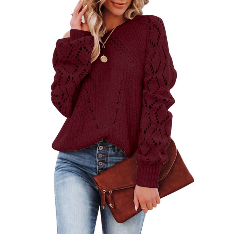 WW | Women's patterned high-neck sweater
