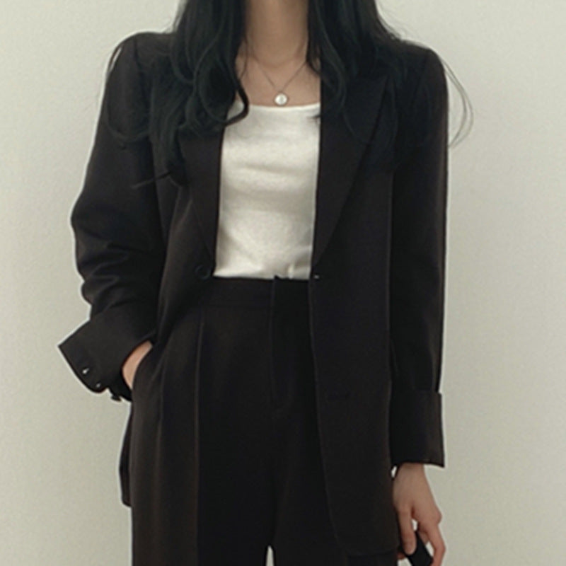 WW | Tailored fit Single-breasted lapel collar Hip length