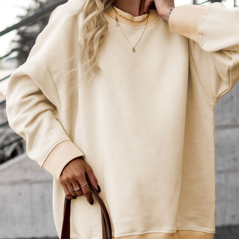 Damen Oversized Sweatshirt mit lässigem Schnitt und gemütlichem Material WW
