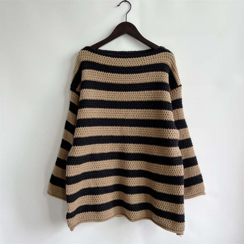 WW | Gestreifter Strickpullover mit Modernem Stil