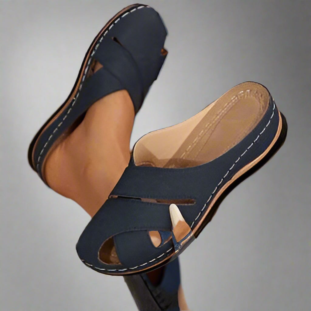 Frideborg™ | Comfortable Open-Toe Wedge Sandals