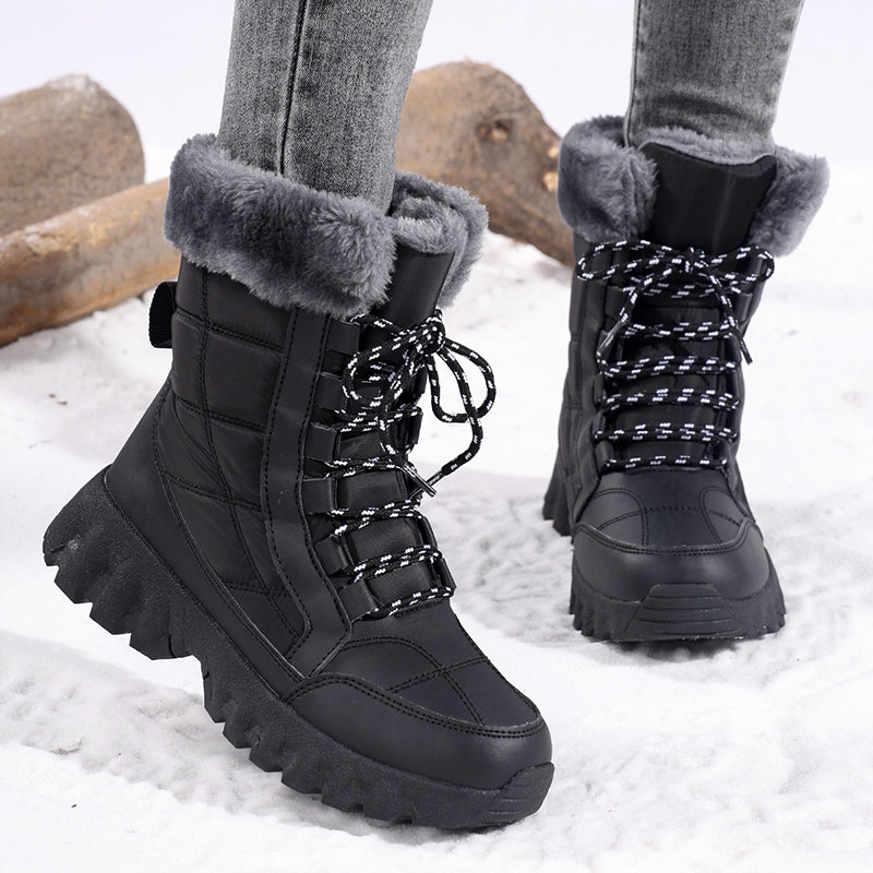 Women's Thermal Winter Boots with Insulating Lining and Non-Slip Sole WW