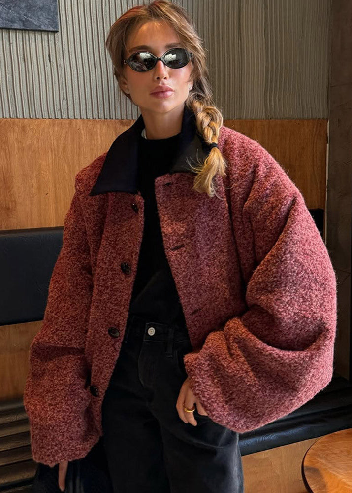 WW | Teddy Bouclé Jacke - Schicker Oversized-Stil