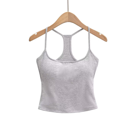 Damen Sportliches Trägershirt mit atmungsaktivem Material und deportivo Design WW