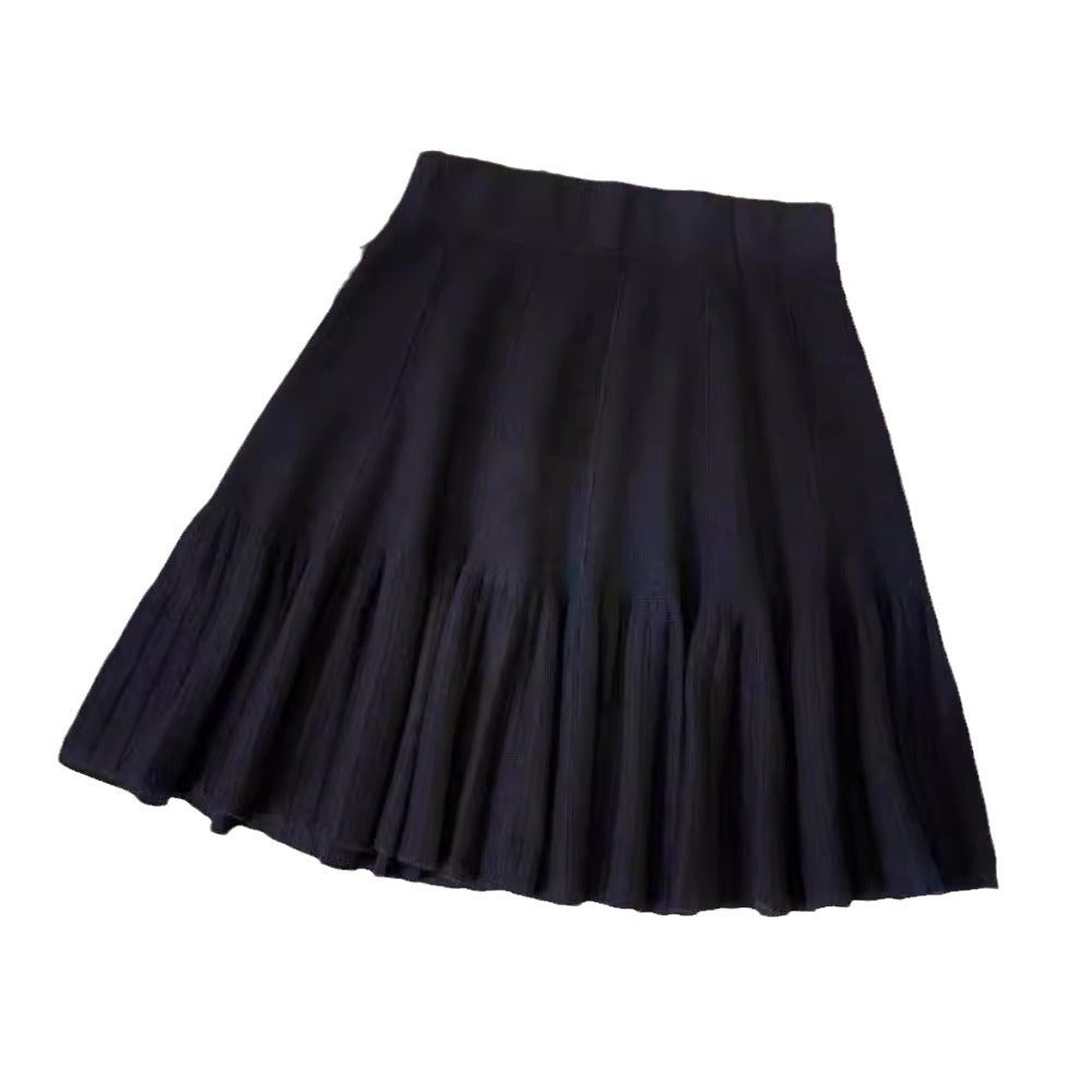 Damen Faltenrock mit eleganter Glockenform WW