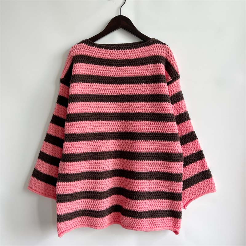 WW | Gestreifter Strickpullover mit Modernem Stil