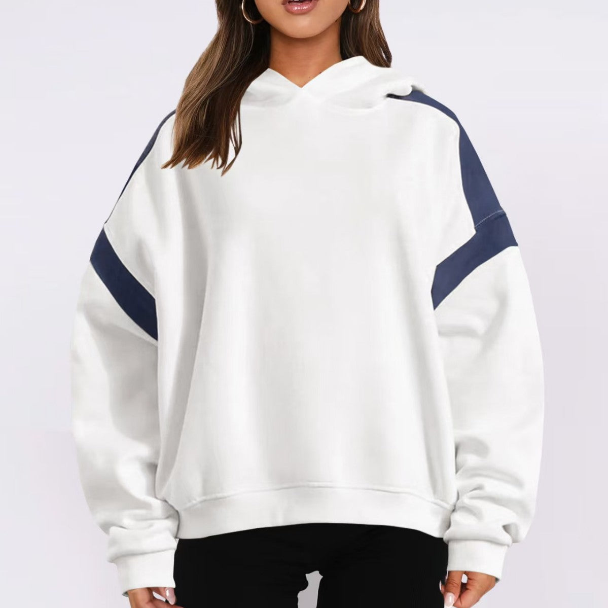 WW | Kapuzensweatshirt mit Kontrasttasche