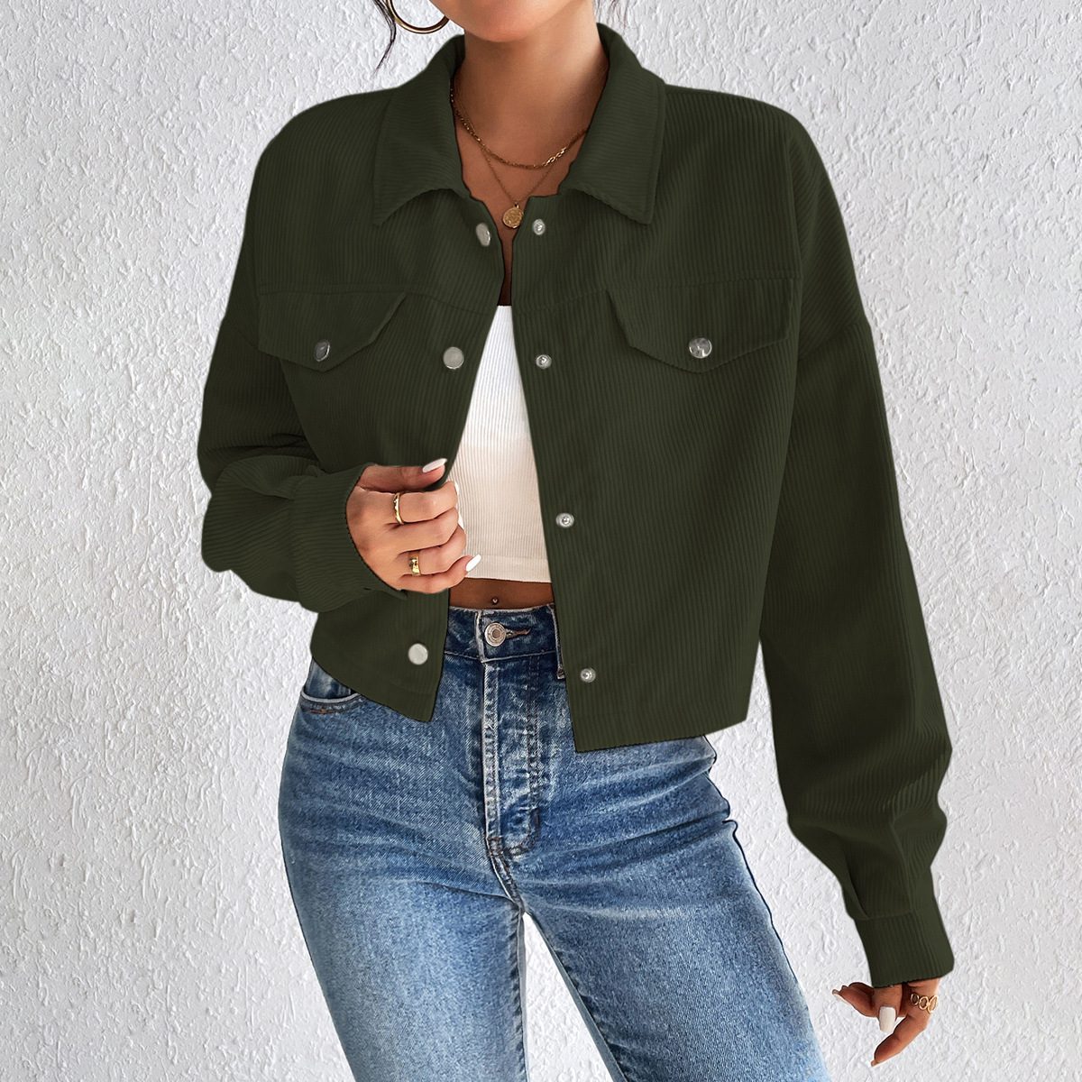 WW | Denimjacke - Lässige Alltagslayer - Baumwollmischung - Vielseitiger Streetstyle