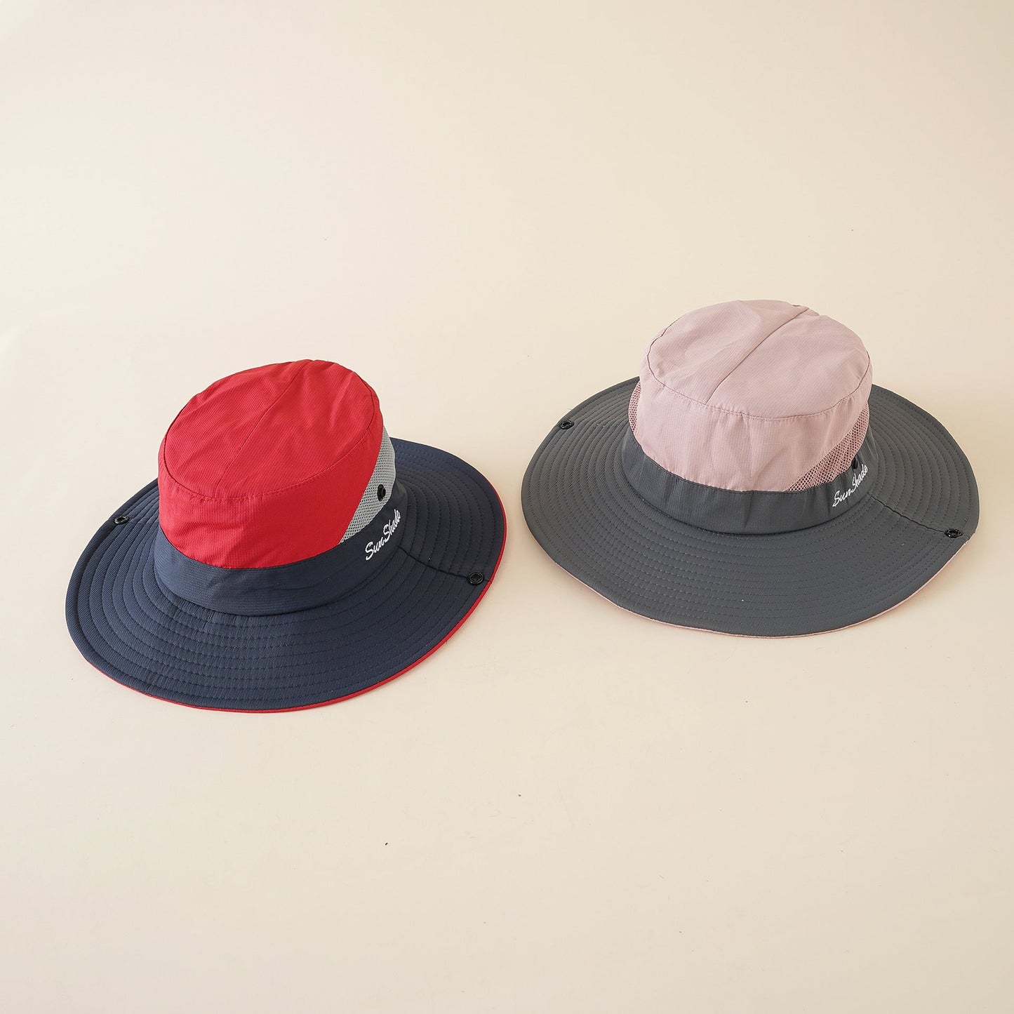 Damen Sonnenschutz-Hut mit verstellbarem Kinnband und atmungsaktiver Netzstruktur WW