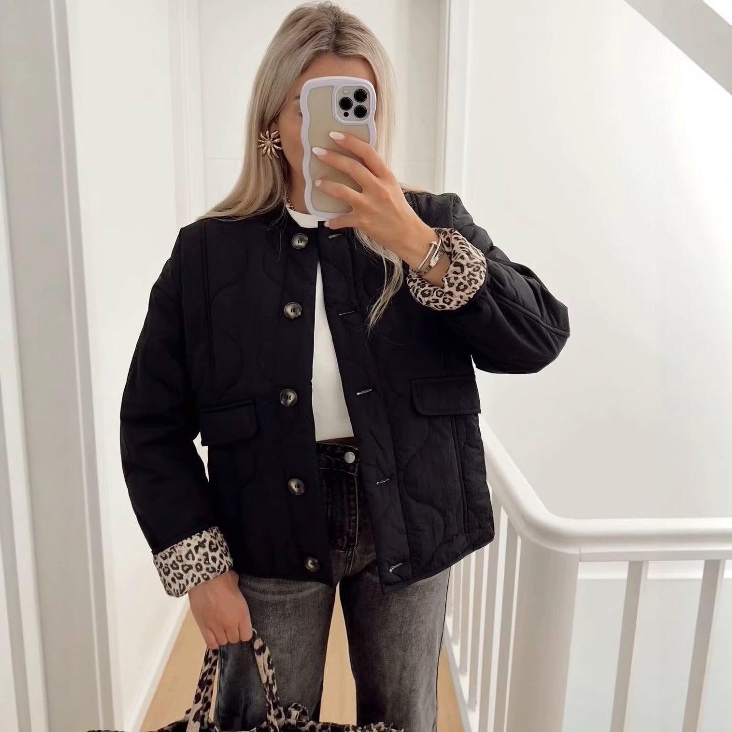 WW | Women's Oversized Casual Quilted Jacket