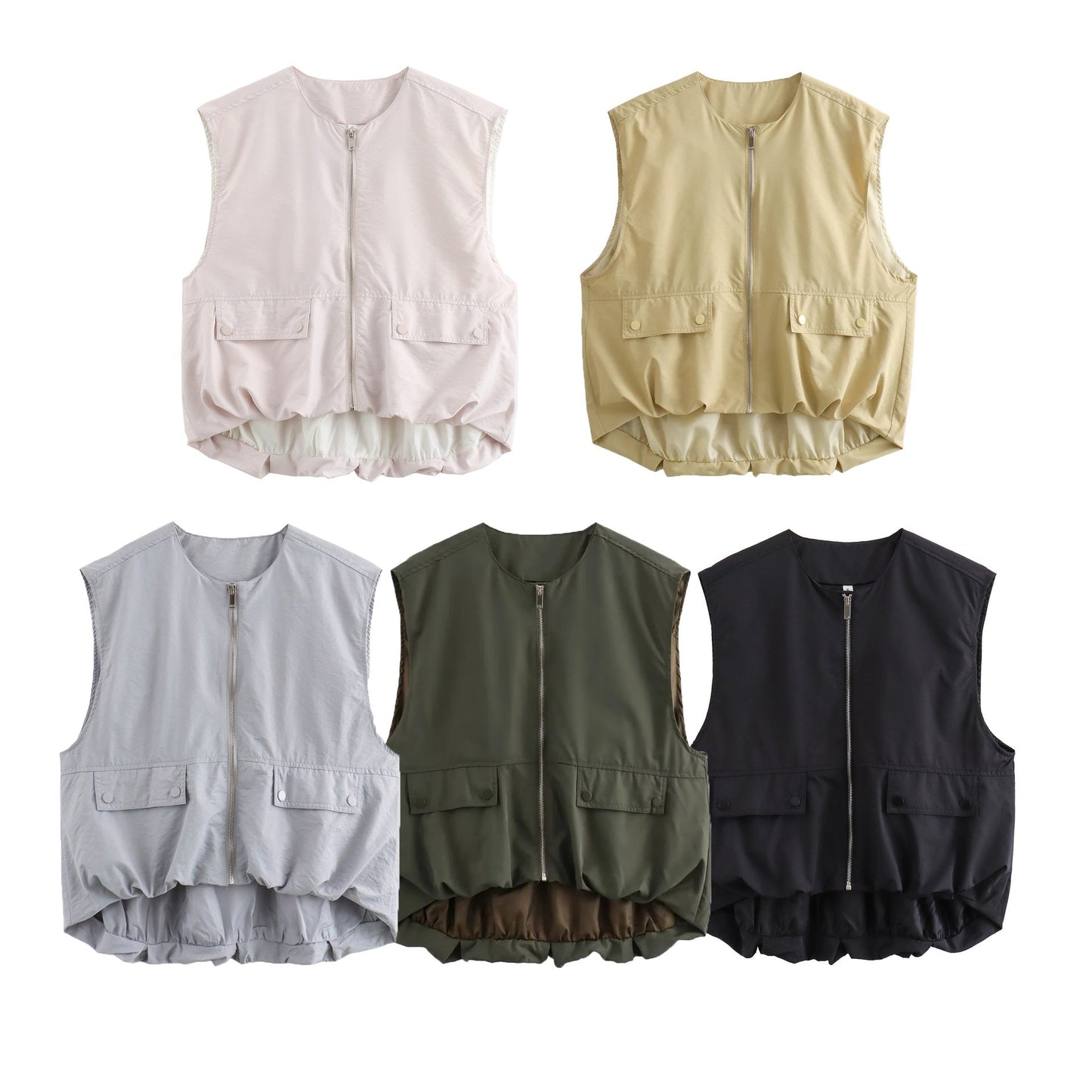 WWMODE | Lockere Freizeit Cardigan Weste Tank Top