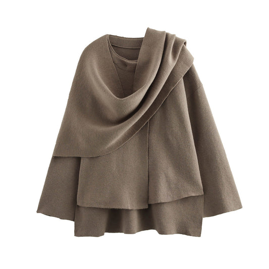WW | Jacke mit Schal Bequem und Warm Perfekt für Den Winter
