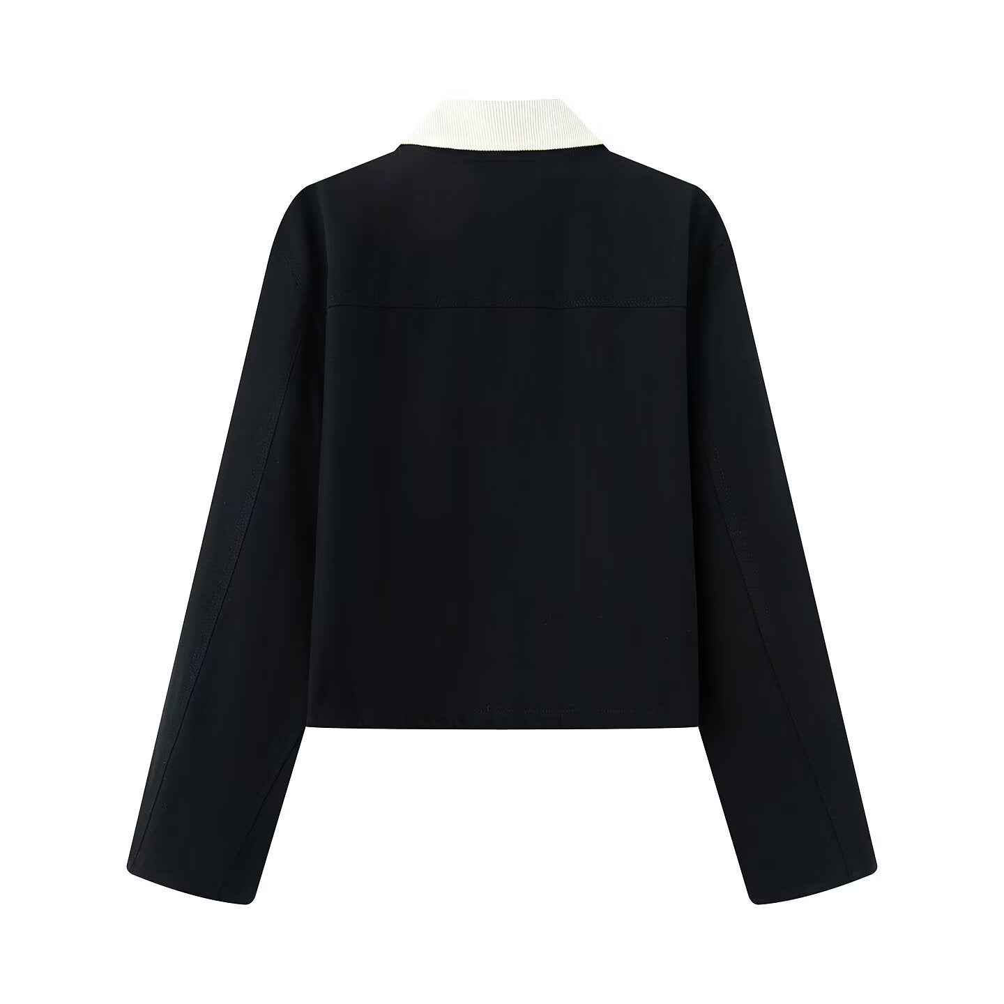 WW | Damen Freizeitjacke mit Kontrastkragen & Taschen