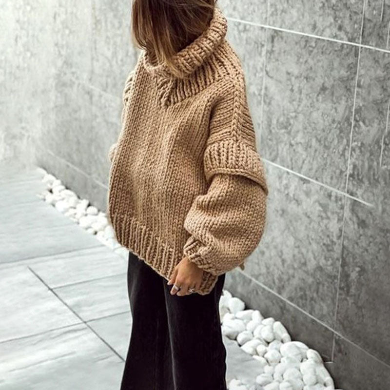 WW | Übergroßer Lässiger Pullover