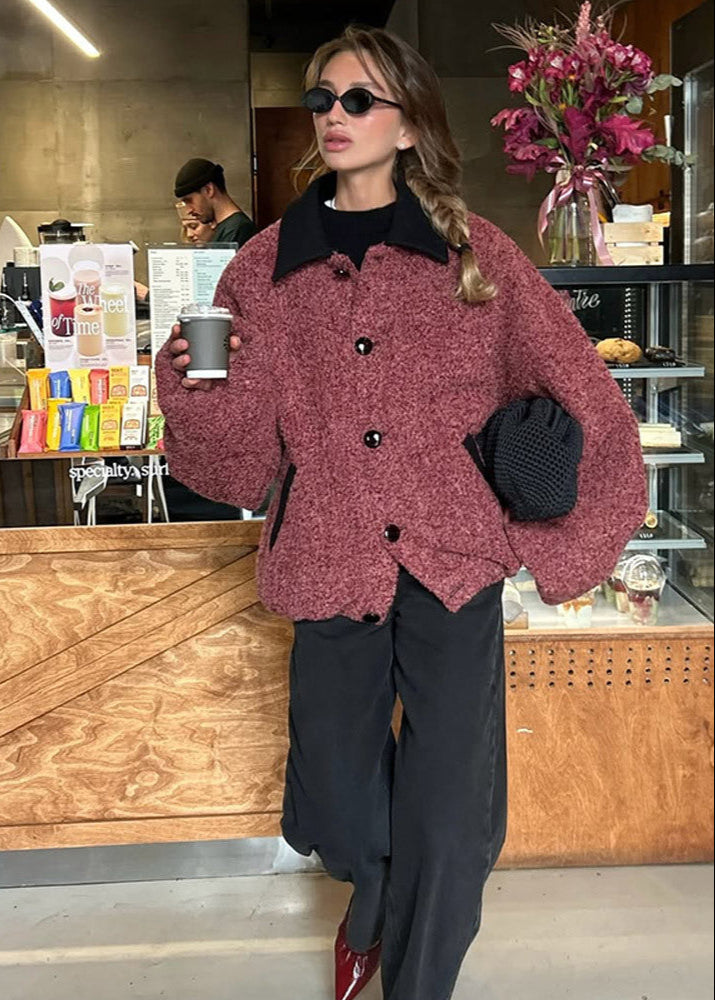 WW | Teddy Bouclé Jacke - Schicker Oversized-Stil