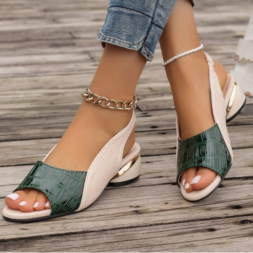 Leonie | Comfortable Block Heel Sandal