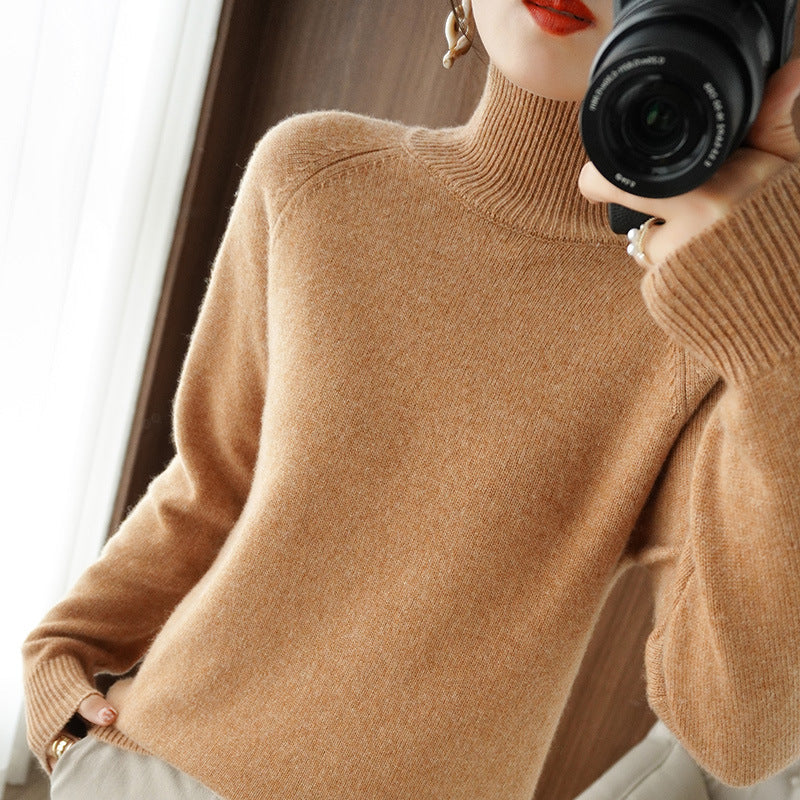 WW | Modischer Rollkragen-Strickpullover