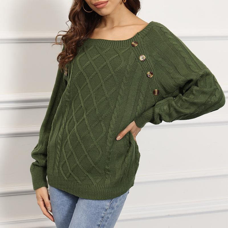 WW | Pullover Aus Gedrehtem Strick mit Modernem Design