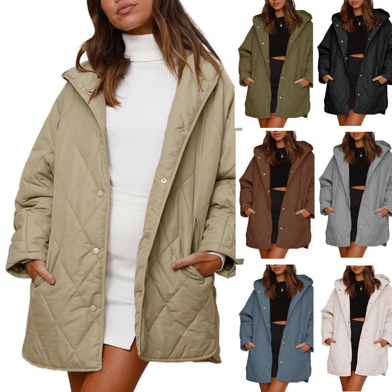 WW | Padded jacket with classic print