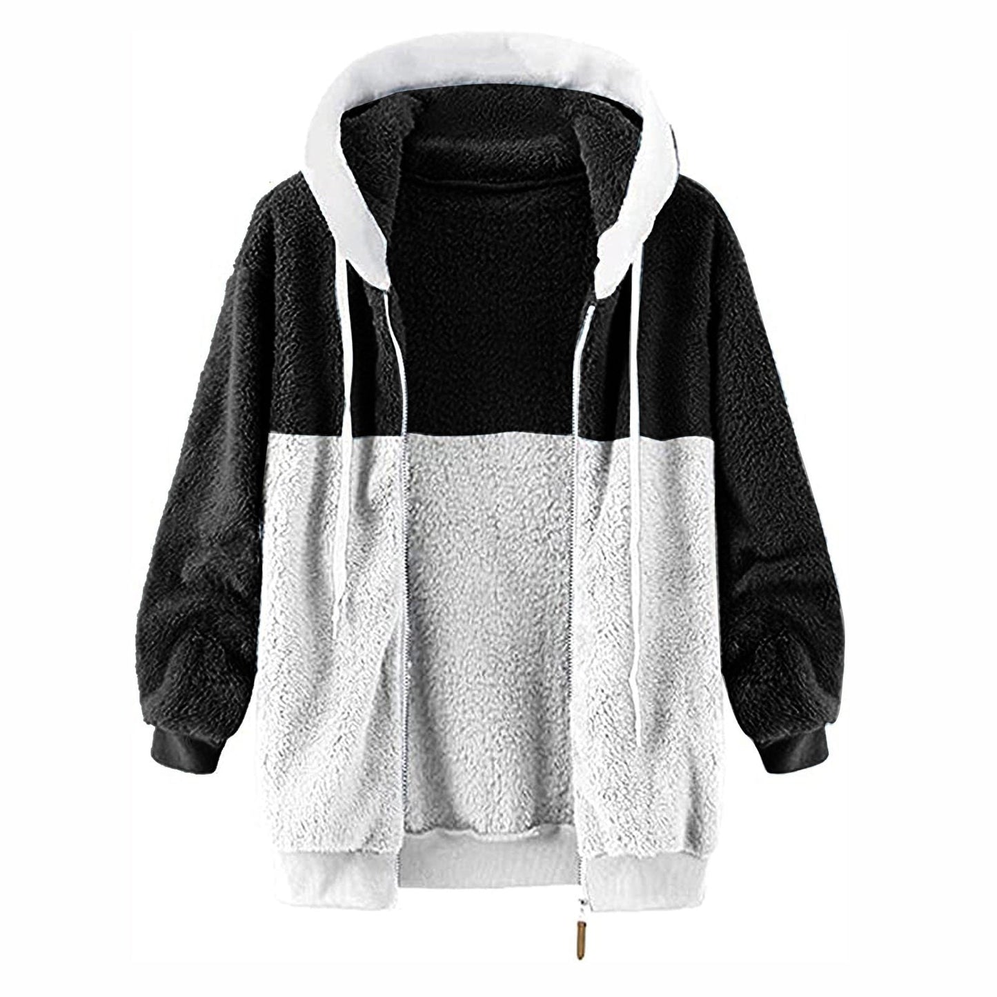 WW | Sherpa Hoodie - Ultra-weiche Wärme - Kordelzug Kapuze - Lässiger Winterkomfort