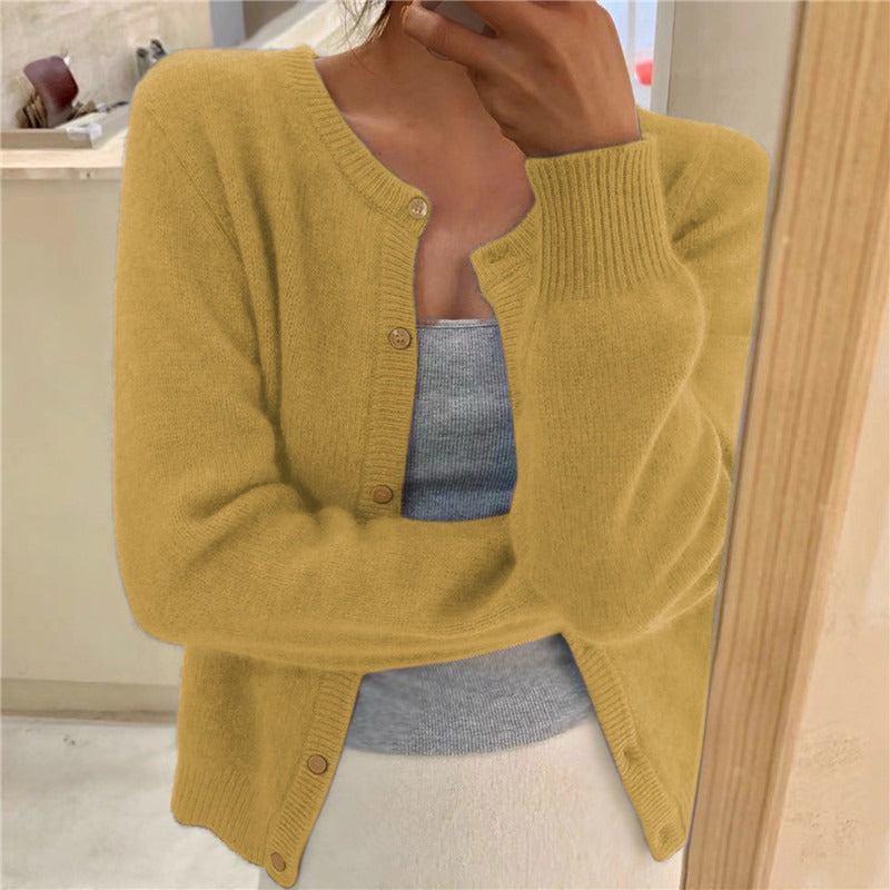 Damen kuschelige Strickjacke WW