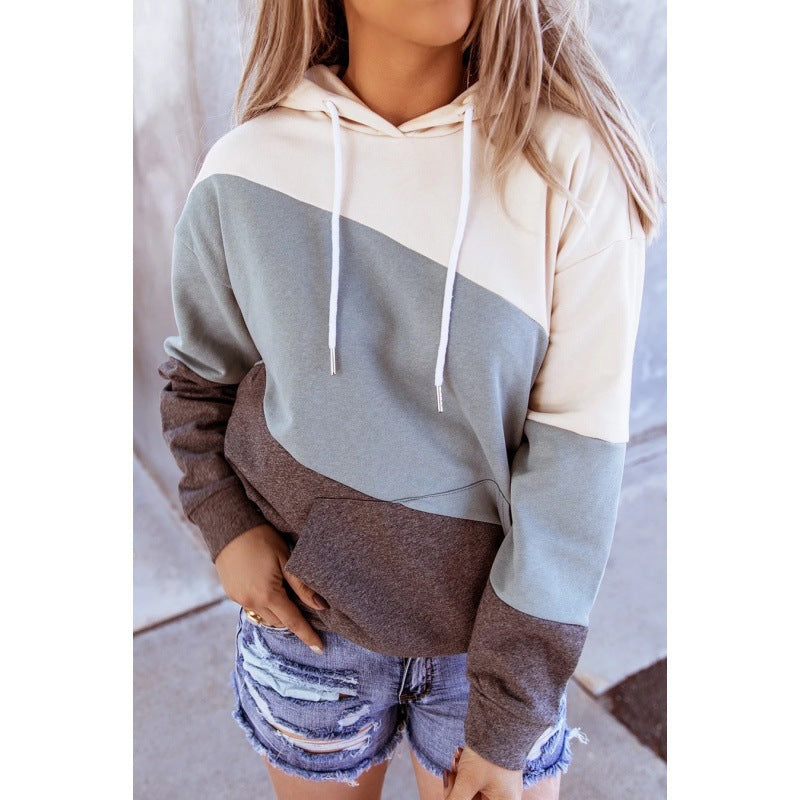 WW | Hoodie Relaxed Fit Cotton Blend Long Sleeve Tie Dye